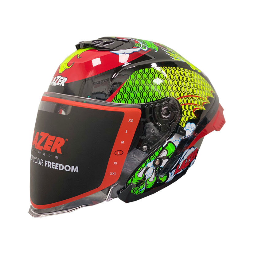 lazer bob helmet singapore Lazer Tango SR Evo Green Dragon Helmet – Singapore Racing World