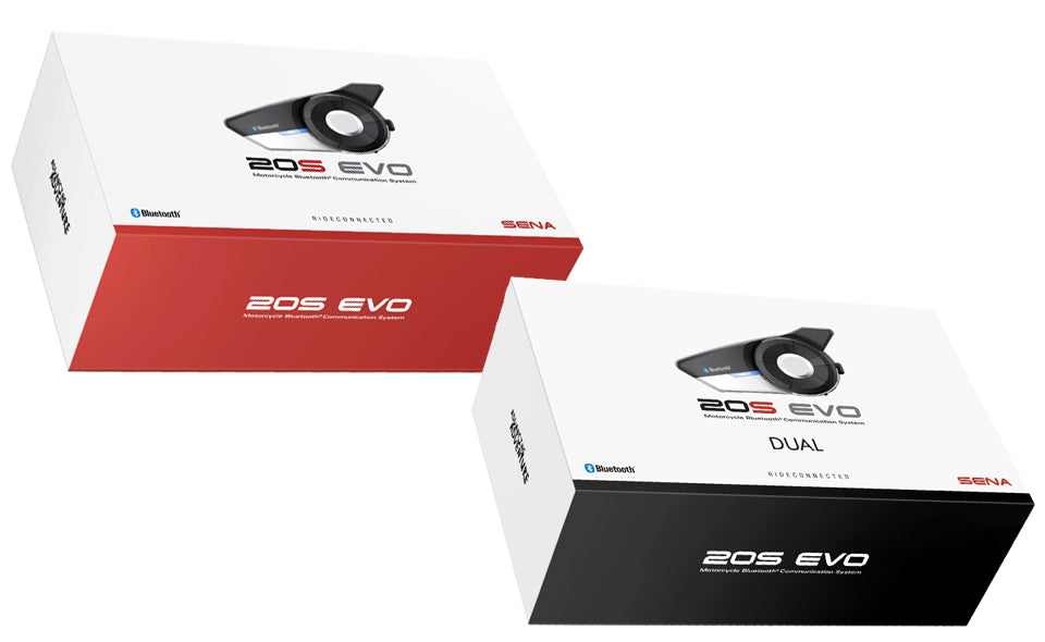 Sena 20S Evo Motorcycle Bluetooth® Communication System (Dual Pack)
