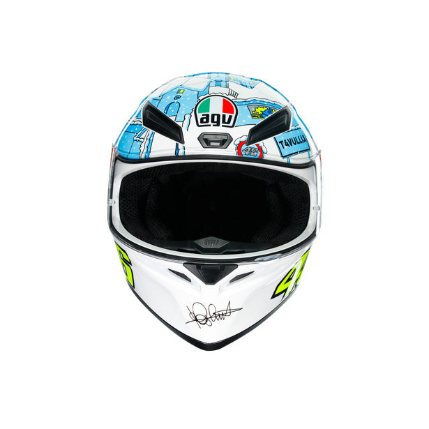 AGV K1 S Top Rossi Winter Test 2017 Helmet (Asian fit) FREE SENA E30 INTERCOM & HEVIK HELMET BAG