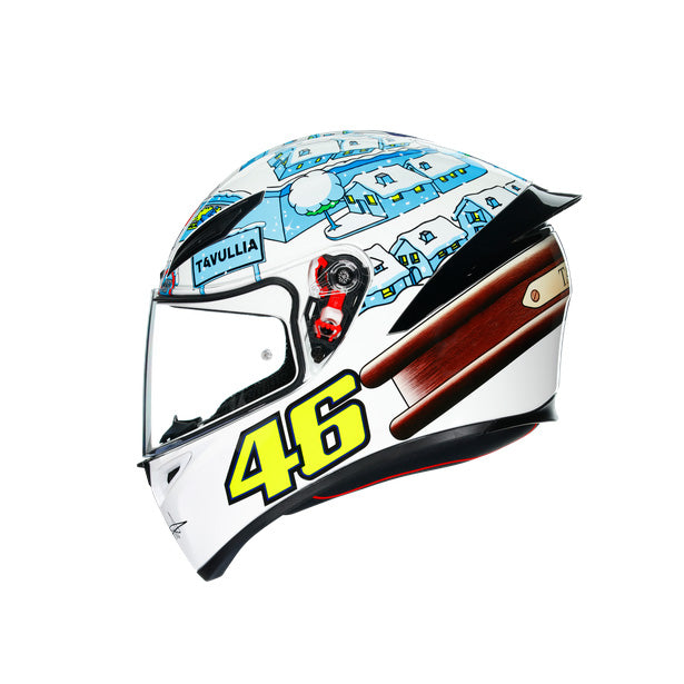 AGV K1 S Top Rossi Winter Test 2017 Helmet (Asian fit) FREE SENA E30 INTERCOM & HEVIK HELMET BAG