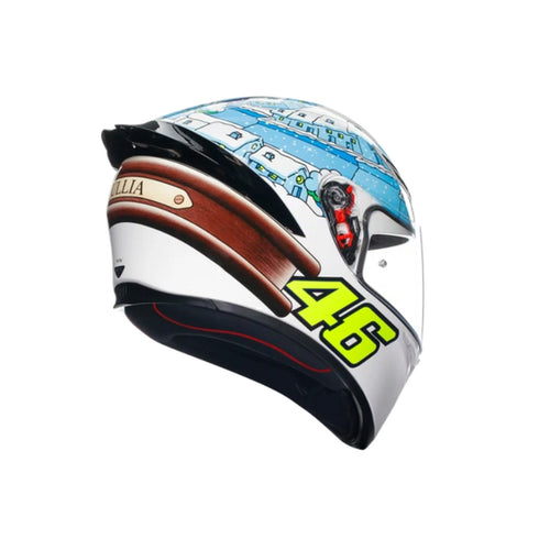 AGV K1 S Top Rossi Winter Test 2017 Helmet (Asian fit) FREE SENA E30 INTERCOM & HEVIK HELMET BAG