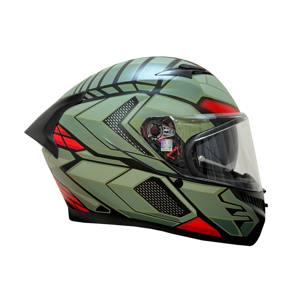 AGV K3 Multi Decept Helmet (Asian fit) FREE SENA E30 INTERCOM & HEVIK HELMET BAG