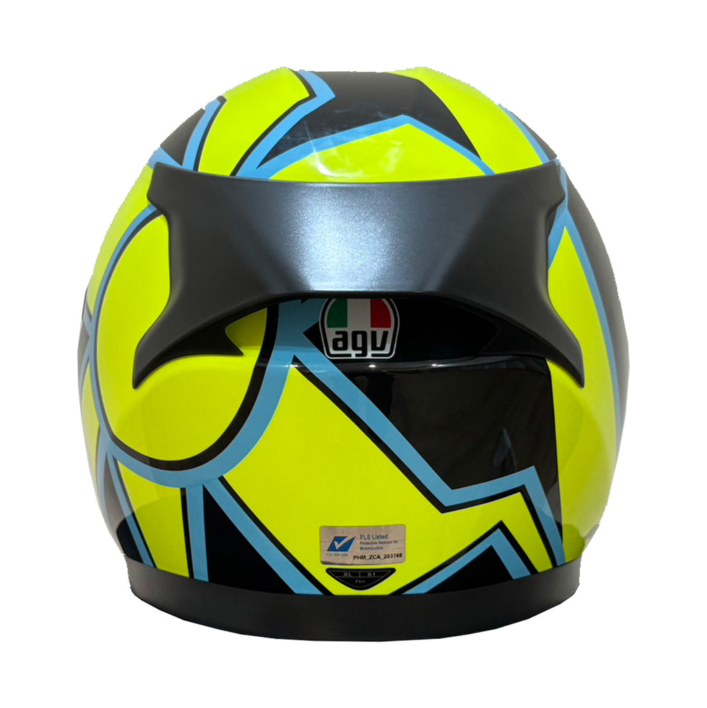 AGV K3 Top Rossi WT Phillip Island 2005 Helmet (Asian fit) FREE SENA E30 INTERCOM & HEVIK HELMET BAG