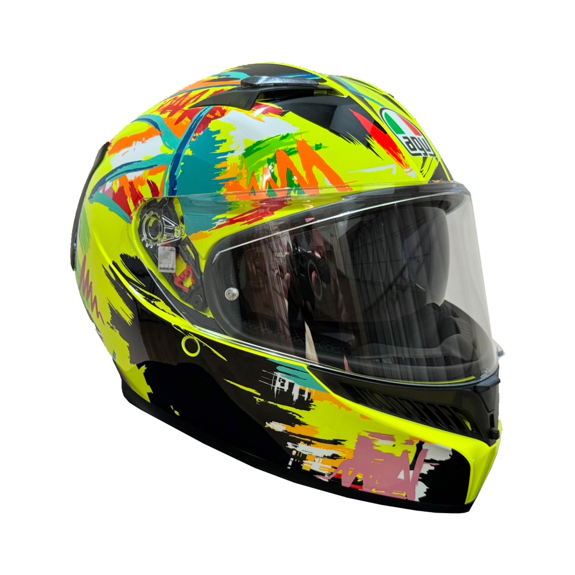 agv 2019 helmet Pista GP RR Performante Motorcycle Carbon/Lime XL : Automotive in sun visor. AGV K3 Top Rossi Winter