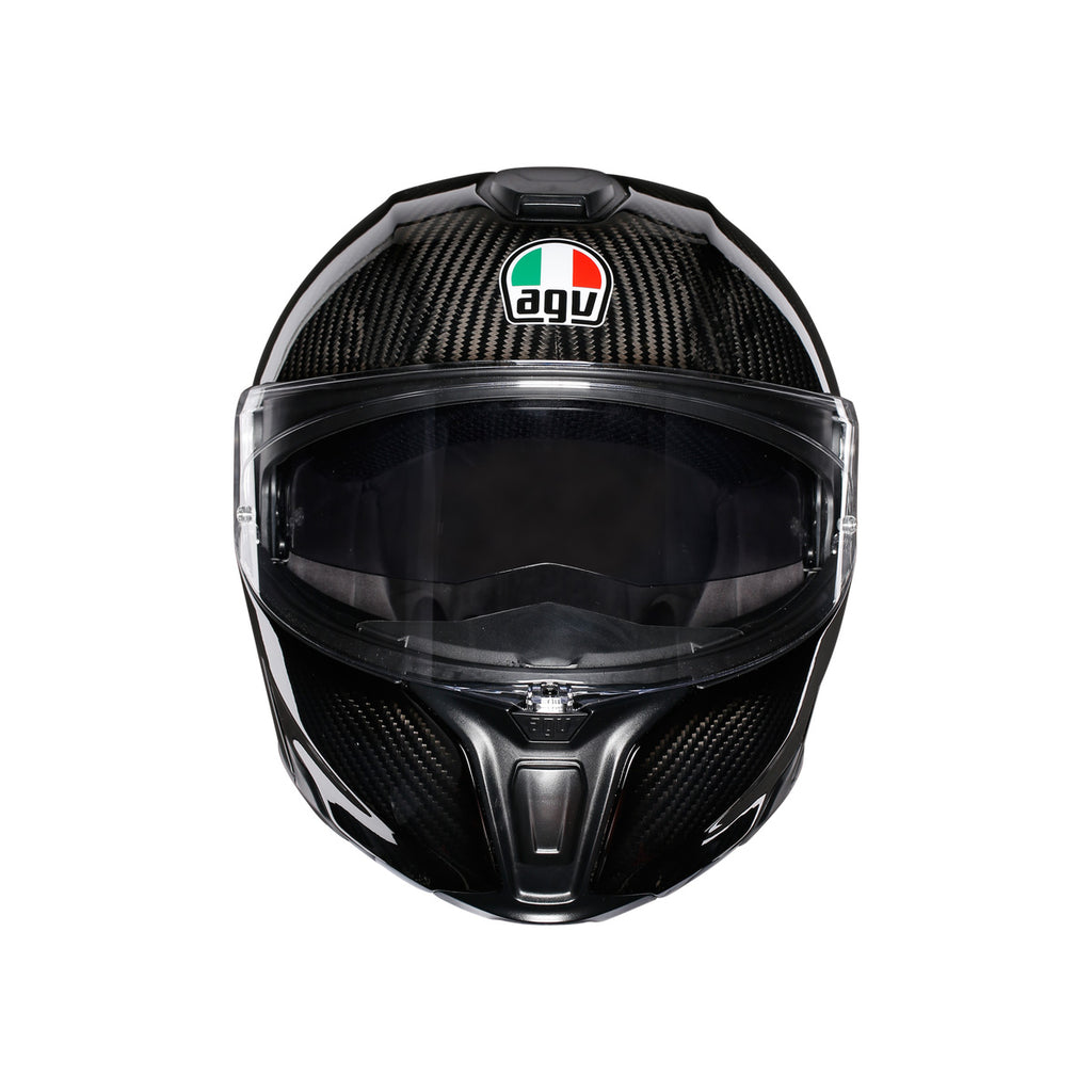 AGV Sportmodular Gloss Carbon Helmet Asian fit (FREE HEVIK HELMET BAG)