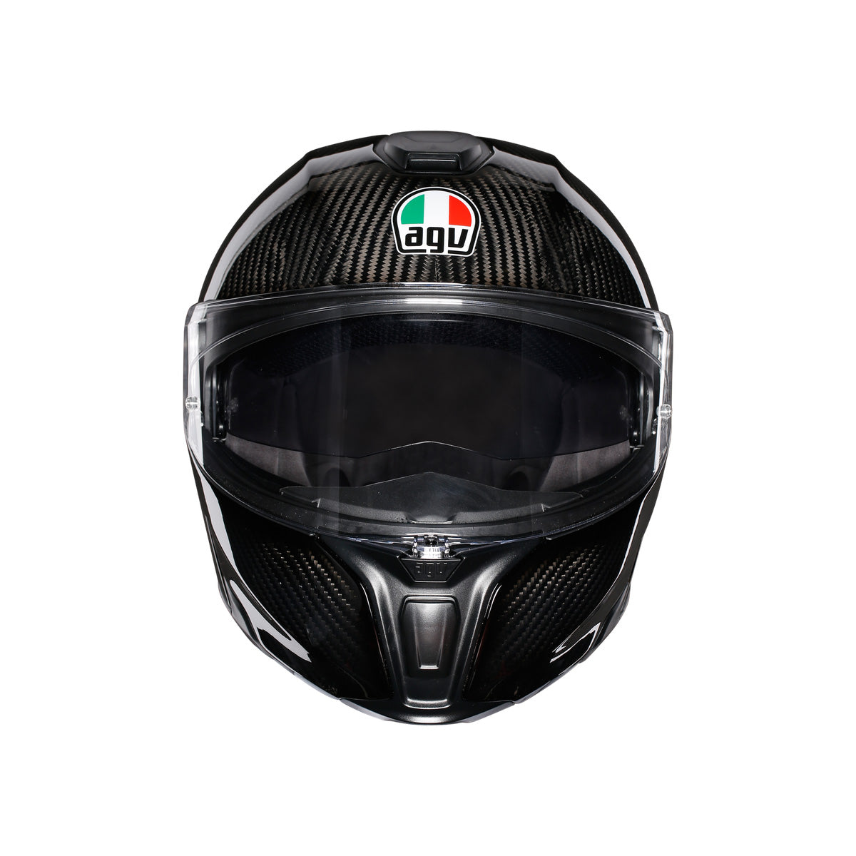 AGV Sportmodular Gloss Carbon Helmet Asian fit (FREE HEVIK HELMET BAG)