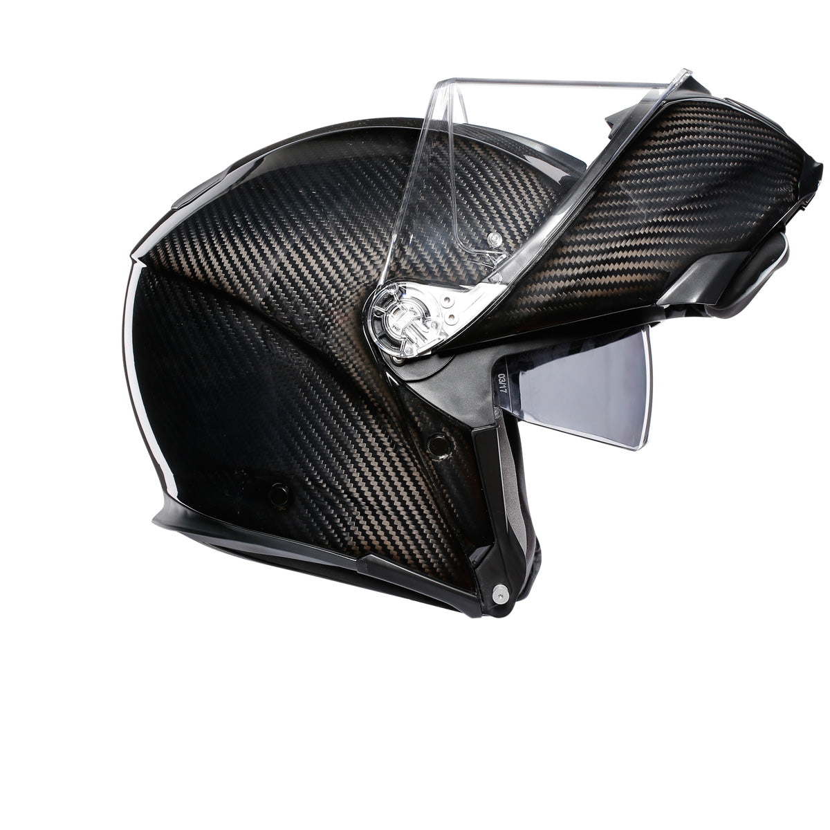 AGV Sportmodular Gloss Carbon Helmet Asian fit (FREE HEVIK HELMET BAG)