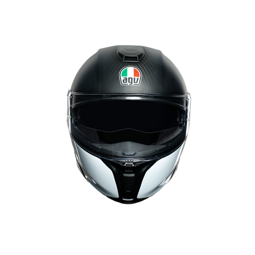 AGV Sportmodular Layer Carbon Red Blue Helmet Asian fit (FREE HEVIK HELMET BAG)