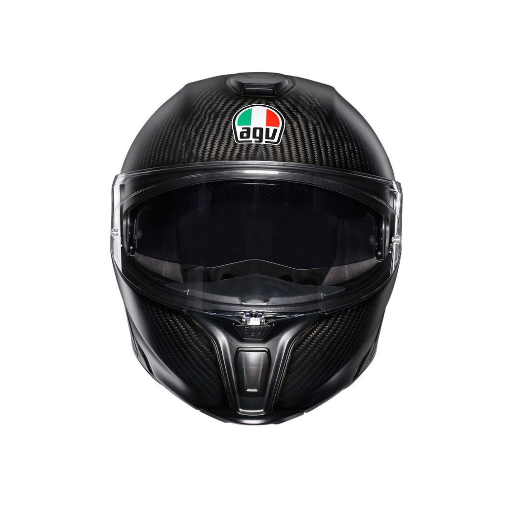 AGV Sportmodular Matt Carbon Helmet Asian fit (FREE HEVIK HELMET BAG)