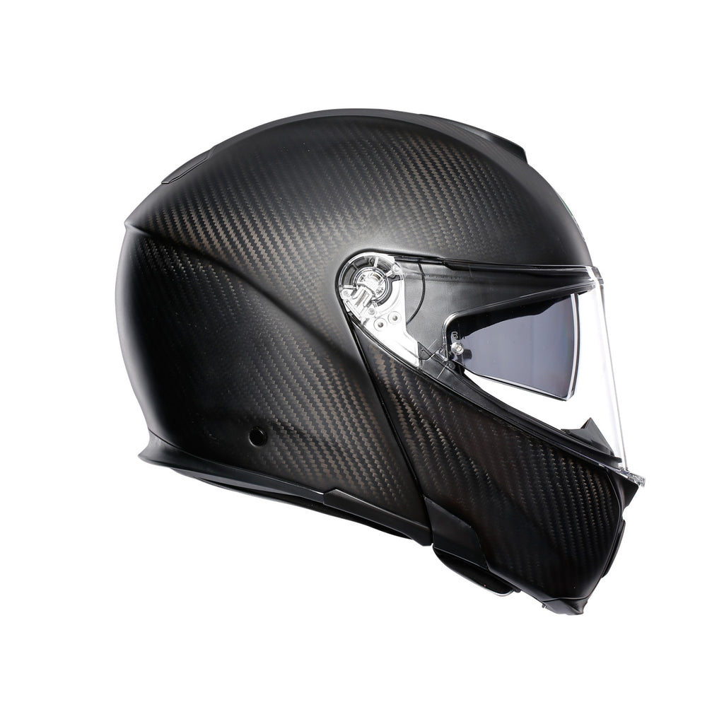 AGV Sportmodular Matt Carbon Helmet Asian fit (FREE HEVIK HELMET BAG)