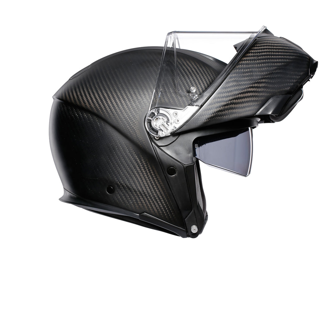 AGV Sportmodular Matt Carbon Helmet Asian fit (FREE HEVIK HELMET BAG)