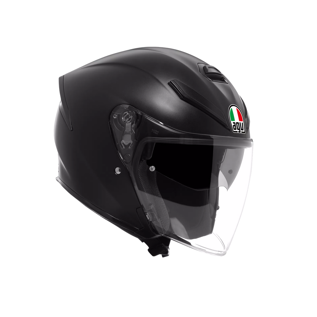 AGV K5 Jet Evo Solid Helmet (FREE SENA E30 INTERCOM & HEVIK HELMET BAG)