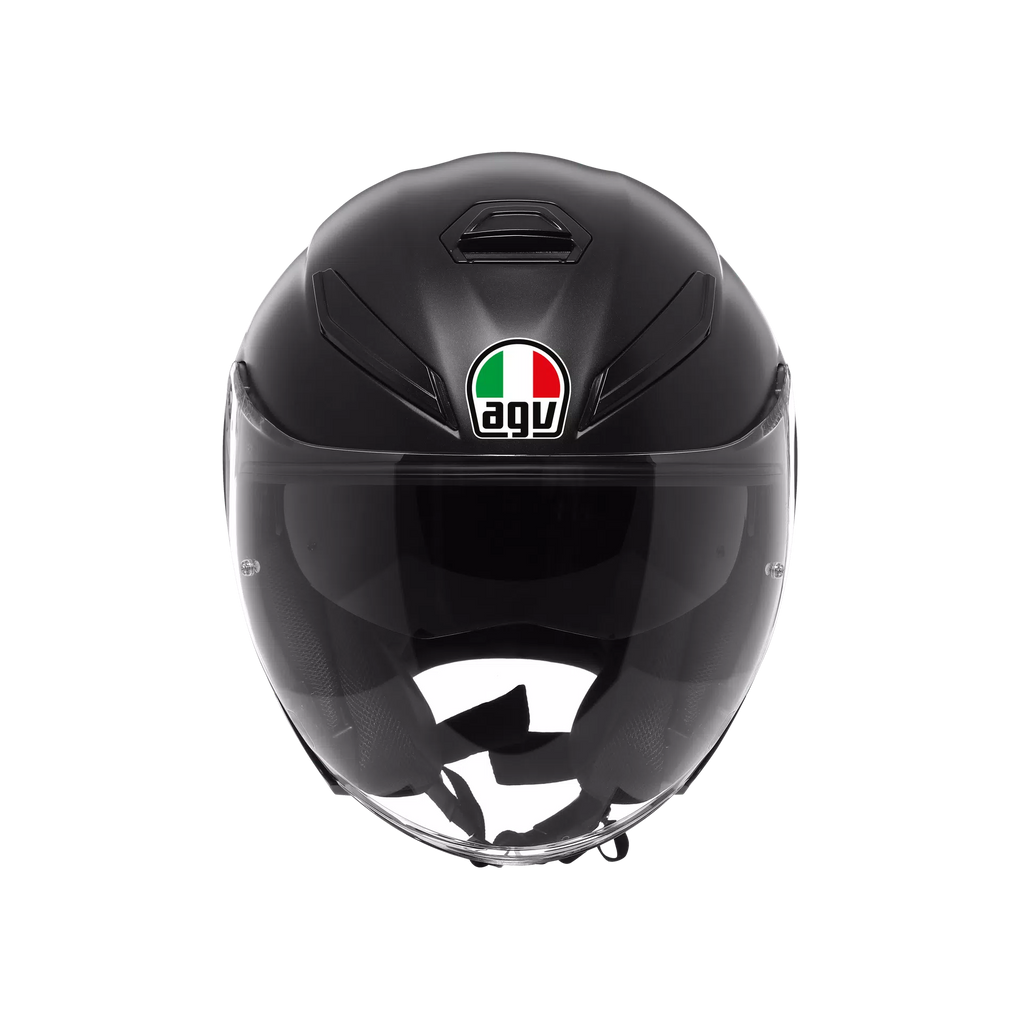 AGV K5 Jet Evo Solid Helmet (FREE SENA E30 INTERCOM & HEVIK HELMET BAG)