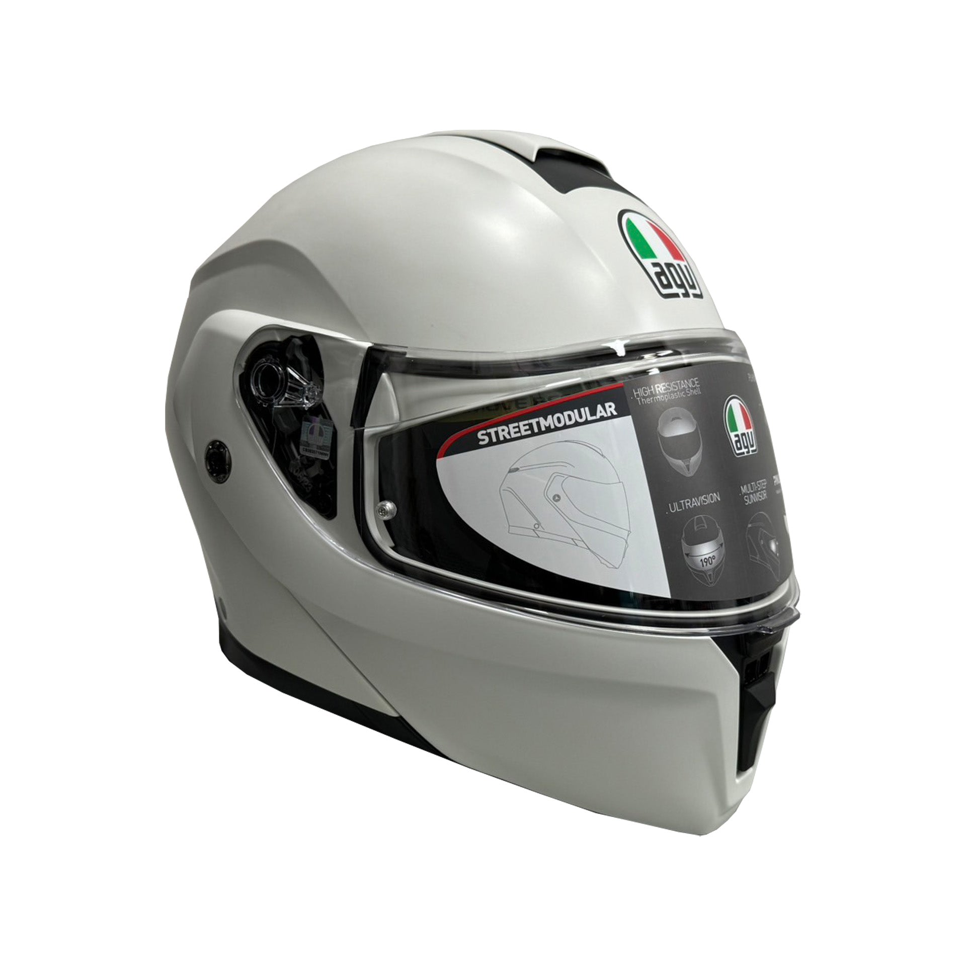 AGV Streetmodular Solid Helmet (Asian fit) FREE HEVIK HELMET BAG