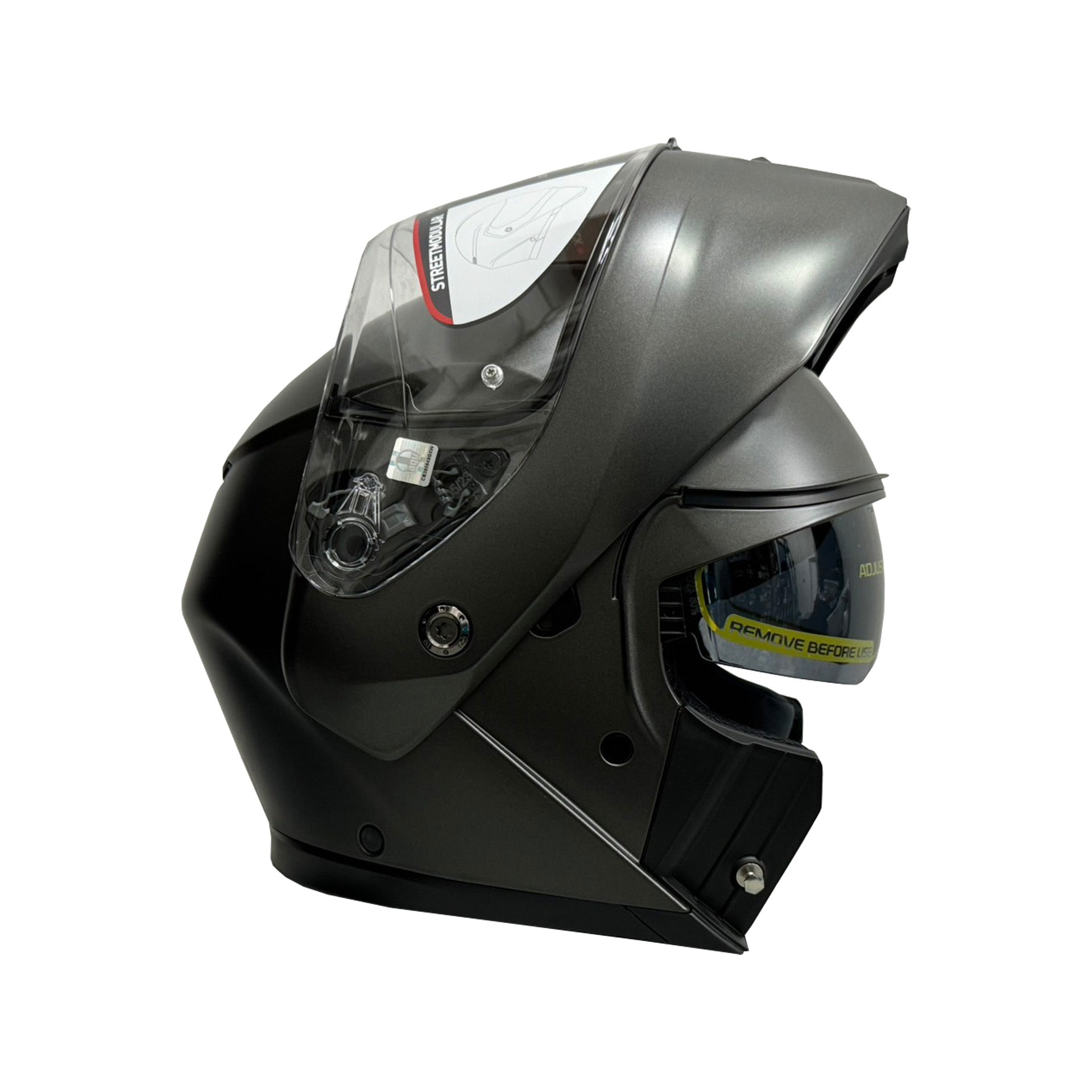 AGV Streetmodular Solid Helmet (Asian fit) FREE SENA E30 INTERCOM & HE – Singapore Racing World