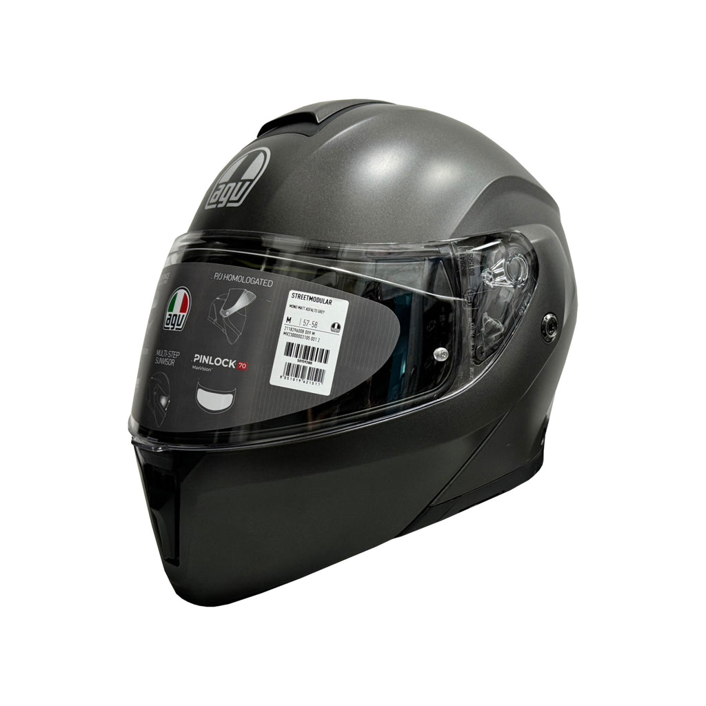 AGV Streetmodular Solid Helmet (Asian fit) FREE SENA E30 INTERCOM & HEVIK HELMET BAG