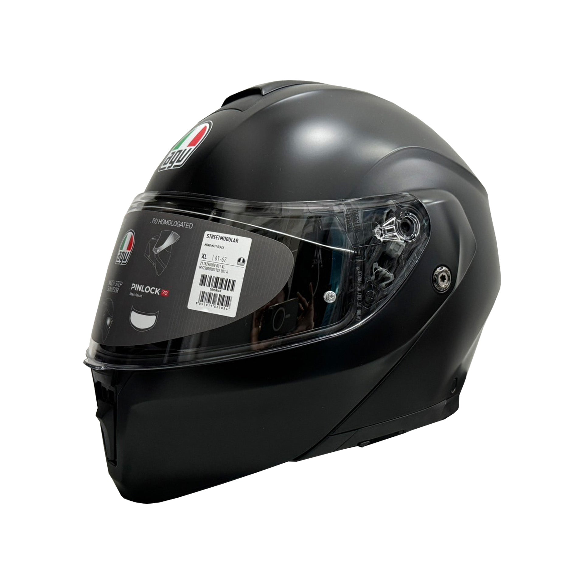 AGV Streetmodular Solid Helmet (Asian fit) FREE HEVIK HELMET BAG