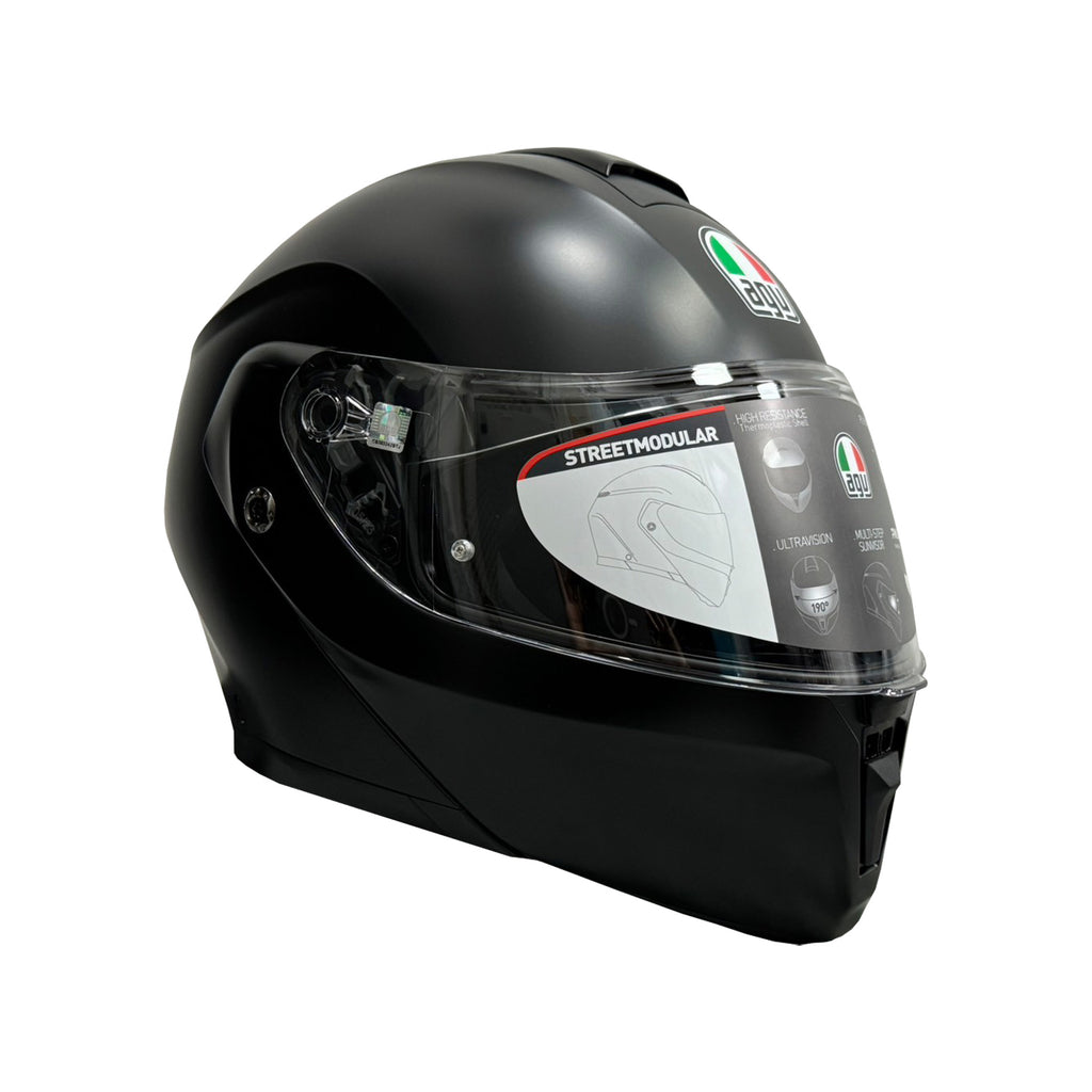 AGV Streetmodular Solid Helmet (Asian fit) FREE HEVIK HELMET BAG