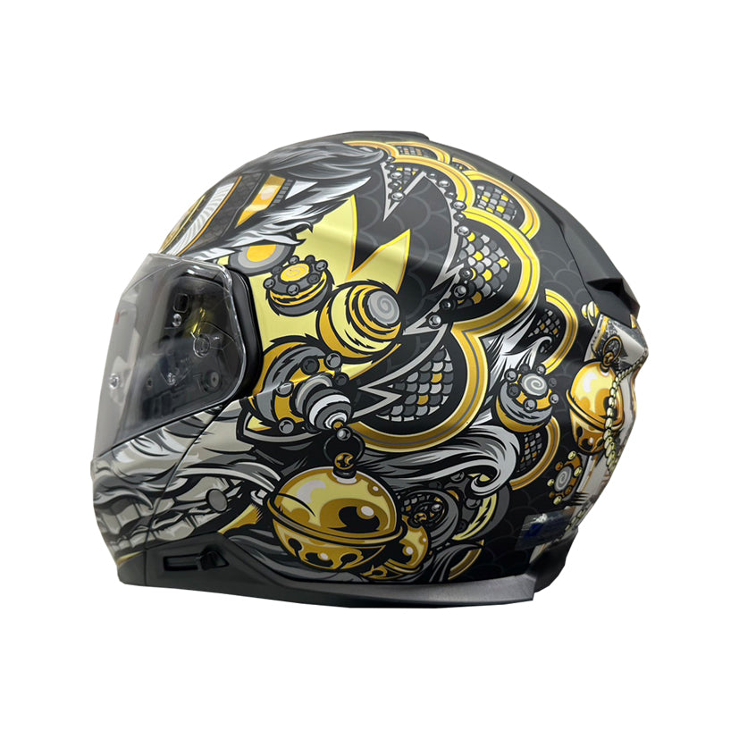 AKI AK-16 Mojura Kinshinshi Helmet (FREE HEVIK HELMET BAG)