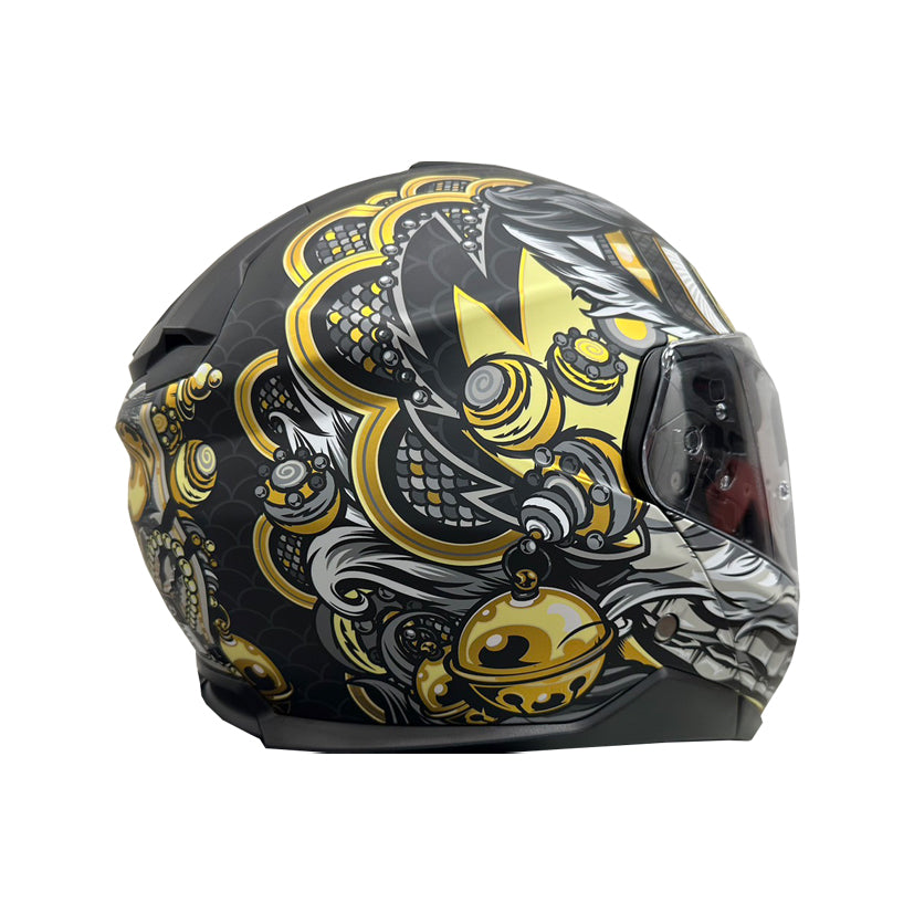 AKI AK-16 Mojura Kinshinshi Helmet (FREE HEVIK HELMET BAG)