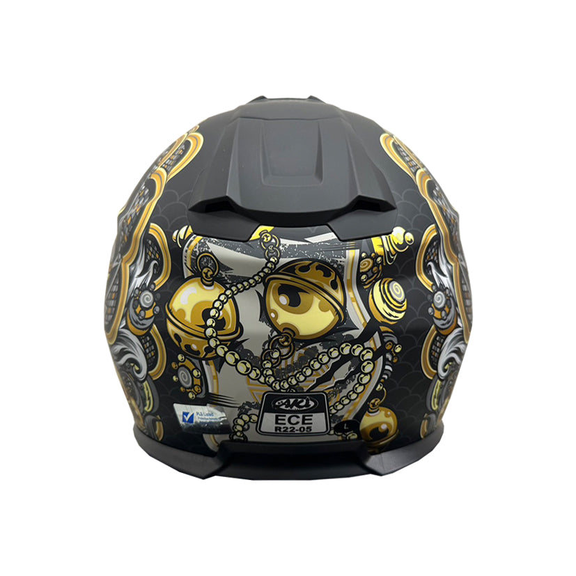 AKI AK-16 Mojura Kinshinshi Helmet (FREE HEVIK HELMET BAG)