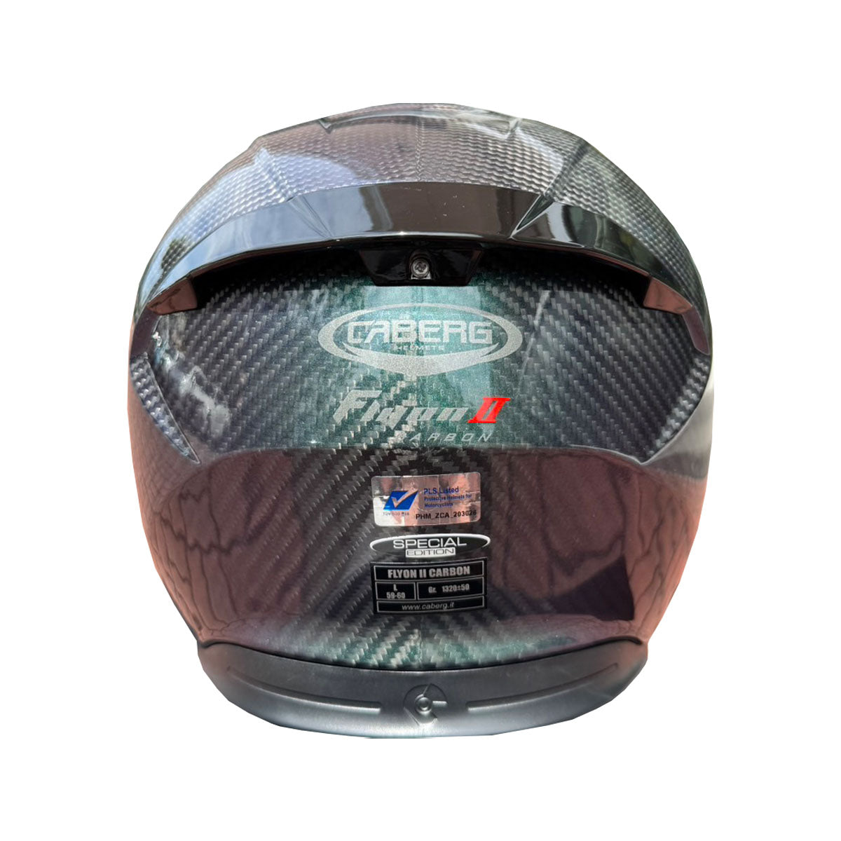 Caberg Flyon II Special Edition Carbon Iridium Helmet (FREE CABERG PREMIUM BAG + SENA E30 INTERCOM)