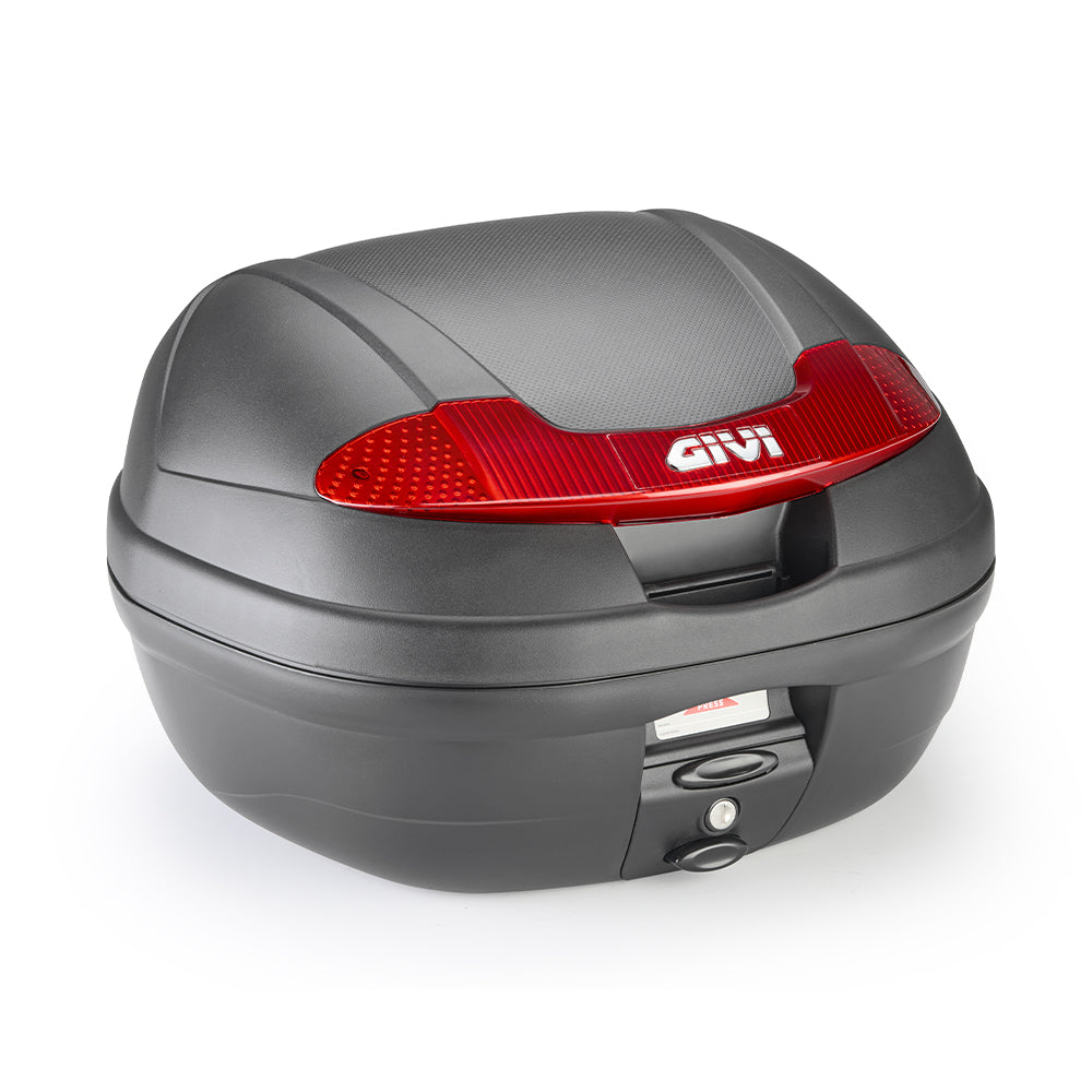 GIVI E340N2 VISION TOPCASE WITH RED PAINTED REFLECTORS