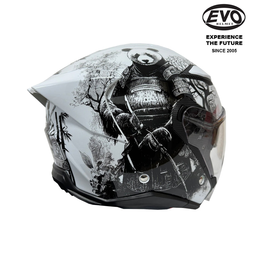 EVO RS10 Panda Helmet