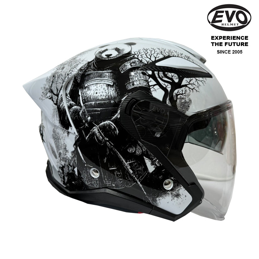 EVO RS10 Panda Helmet