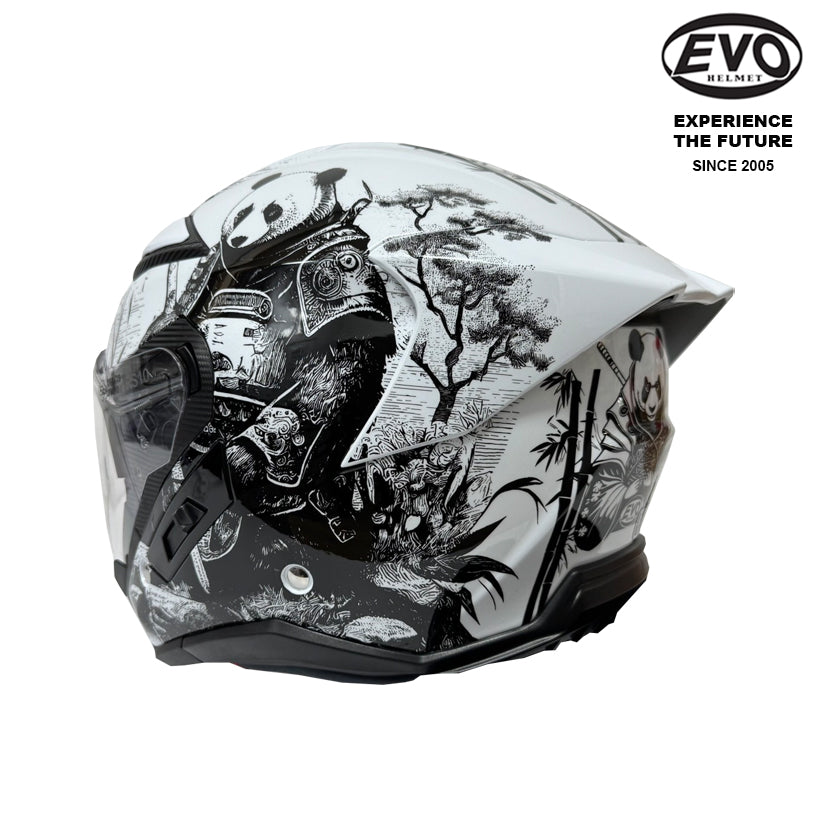 EVO RS10 Panda Helmet
