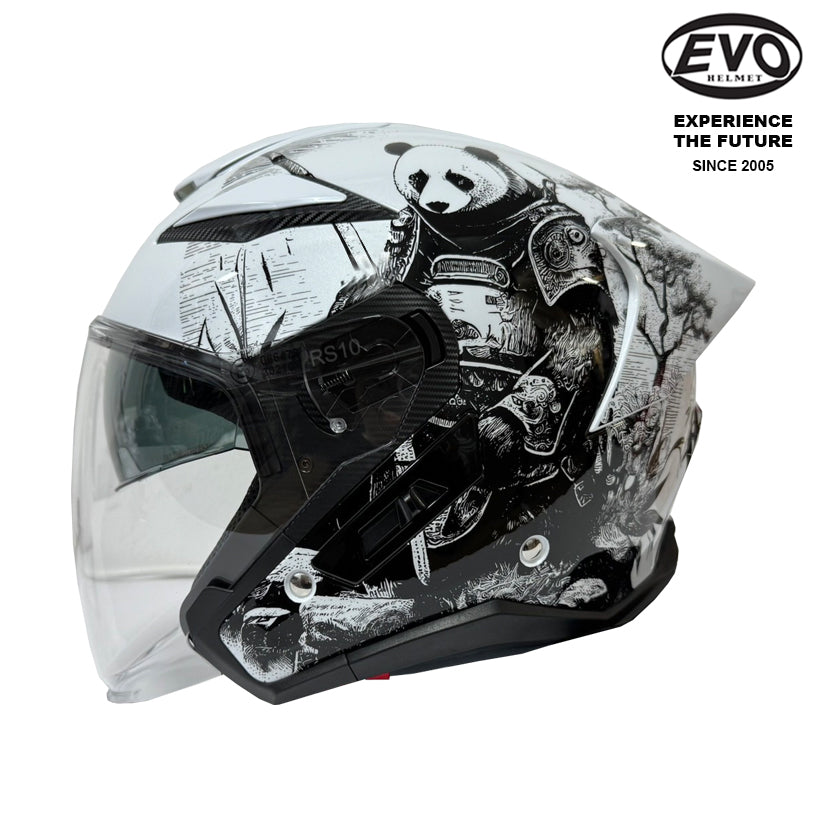 EVO RS10 Panda Helmet
