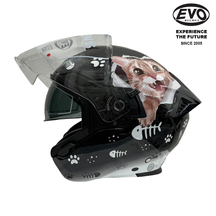 EVO RS9 Cat Helmet (FREE HEVIK HELMET BAG)