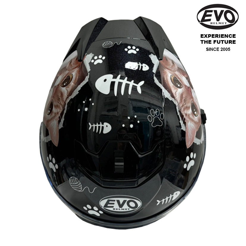EVO RS9 Cat Helmet (FREE HEVIK HELMET BAG)