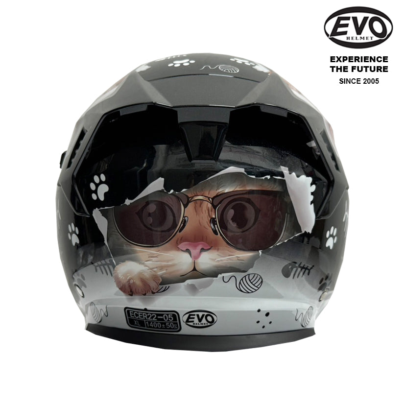 EVO RS9 Cat Helmet (FREE HEVIK HELMET BAG)