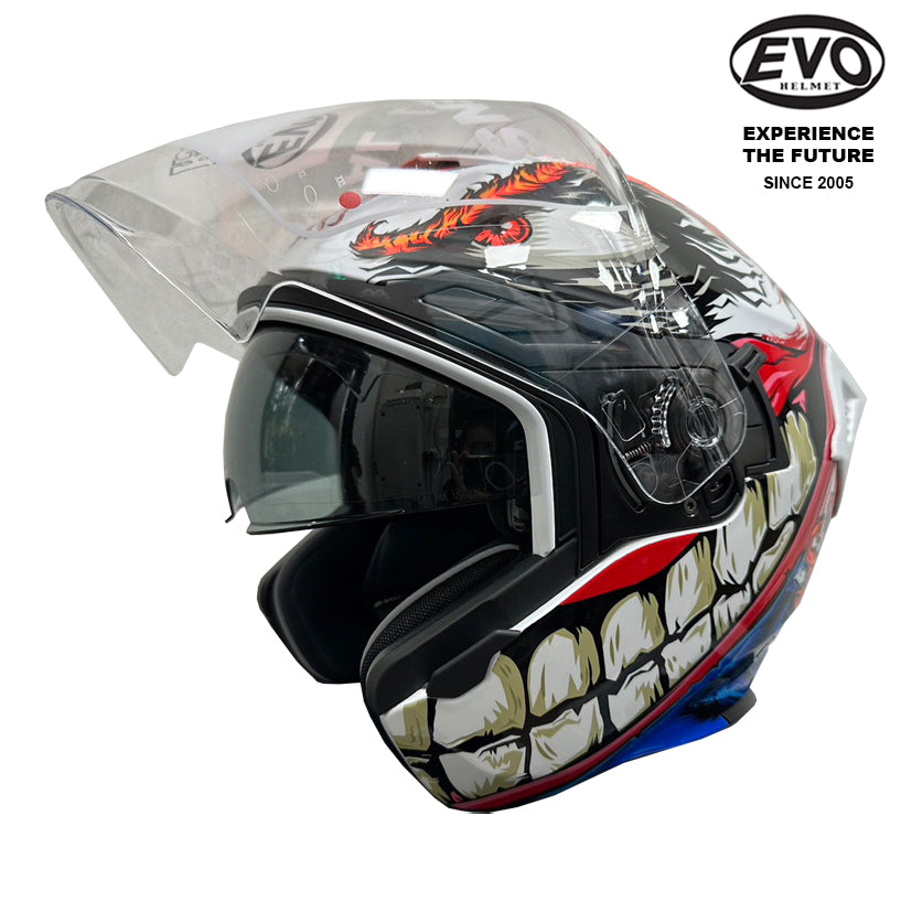 EVO RS9 Clown Helmet (FREE HEVIK HELMET BAG)