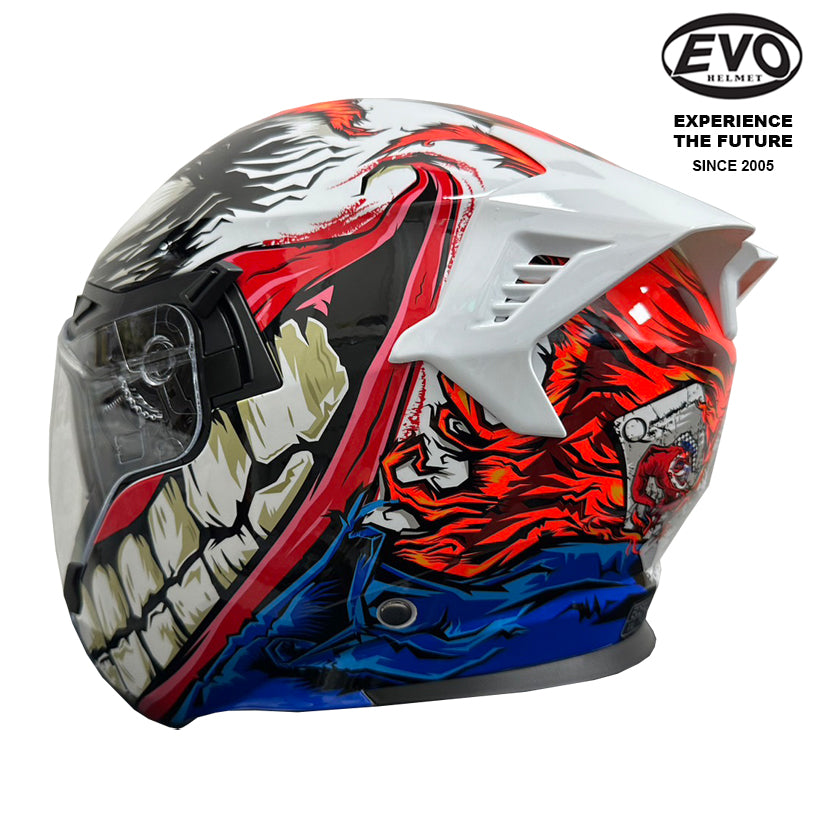EVO RS9 Clown Helmet (FREE HEVIK HELMET BAG)