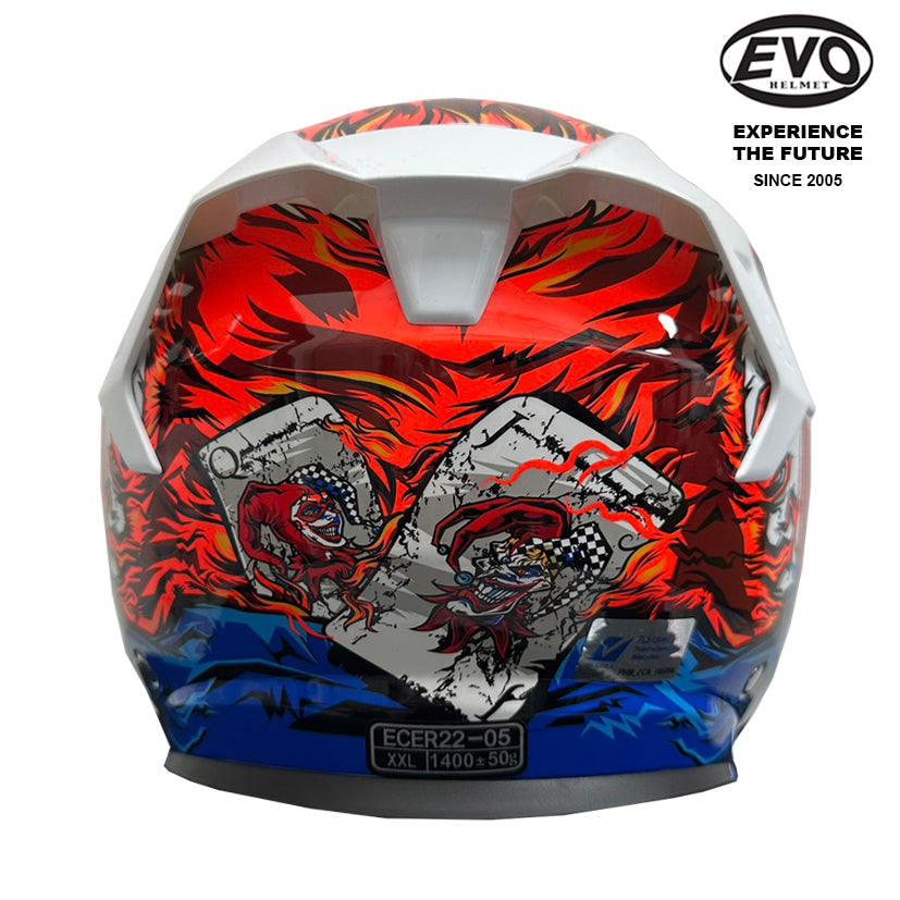 EVO RS9 Clown Helmet (FREE HEVIK HELMET BAG)