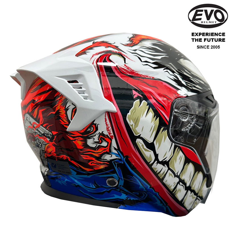 EVO RS9 Clown Helmet (FREE HEVIK HELMET BAG)