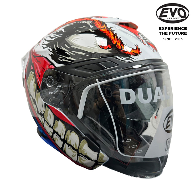EVO RS9 Clown Helmet (FREE HEVIK HELMET BAG)