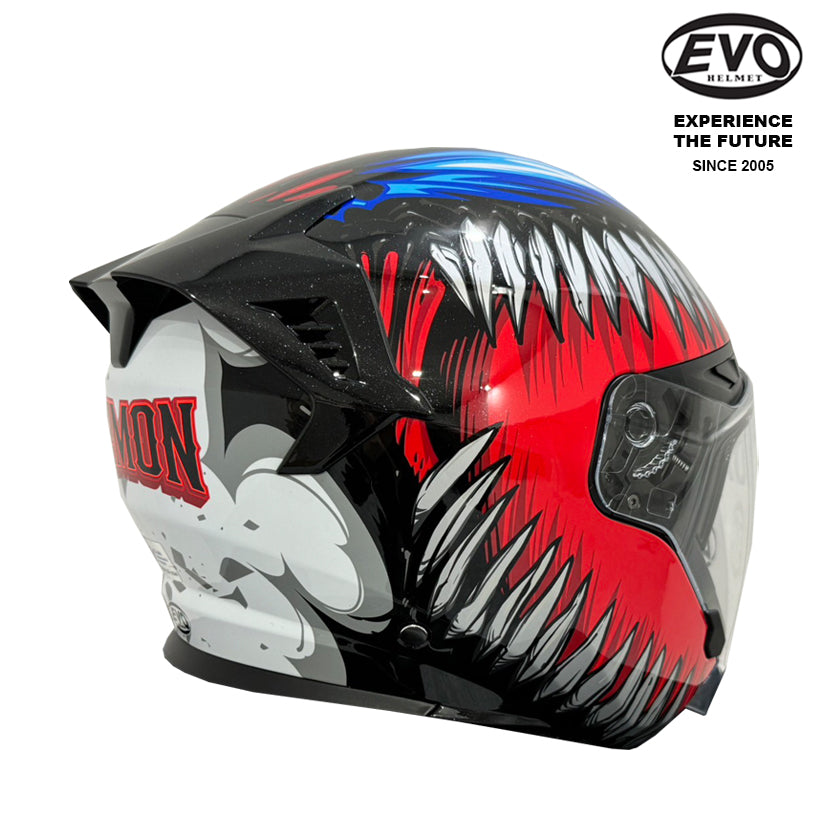 EVO RS9 Demon II Helmet (FREE HEVIK HELMET BAG)
