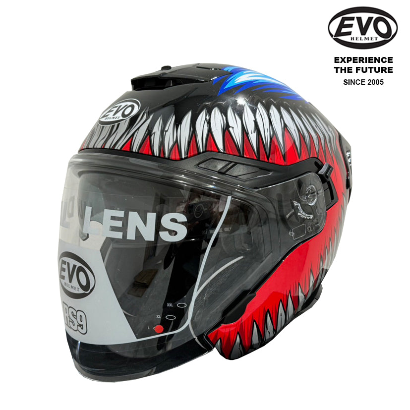 EVO RS9 Demon II Helmet (FREE HEVIK HELMET BAG)