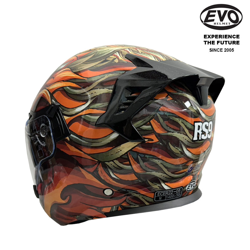 EVO RS9 Dragon Head Helmet (FREE HEVIK HELMET BAG)