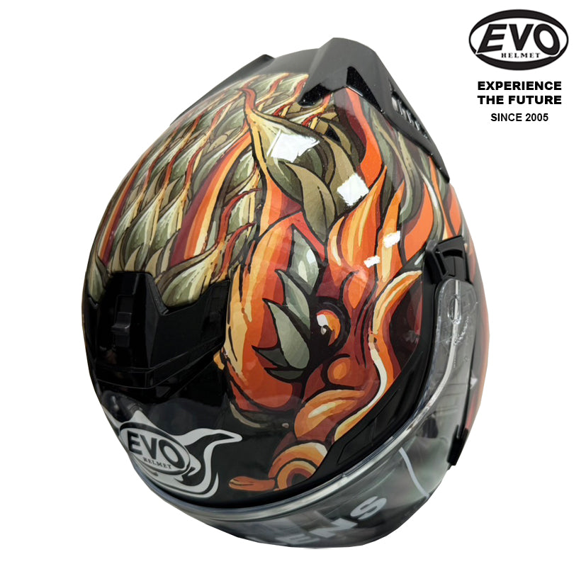 EVO RS9 Dragon Head Helmet (FREE HEVIK HELMET BAG)