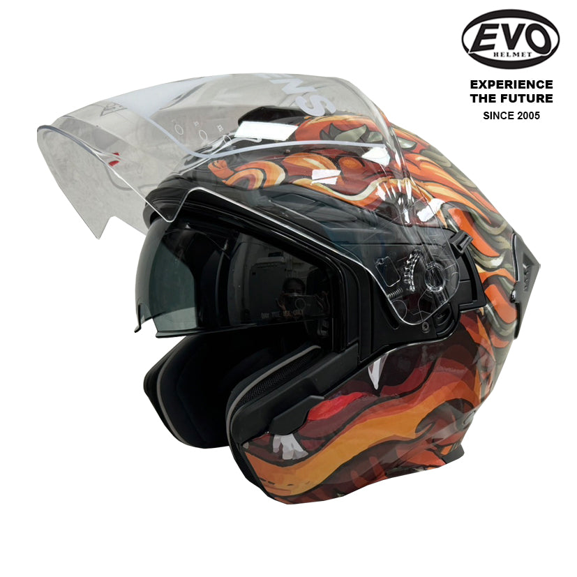 EVO RS9 Dragon Head Helmet (FREE HEVIK HELMET BAG)