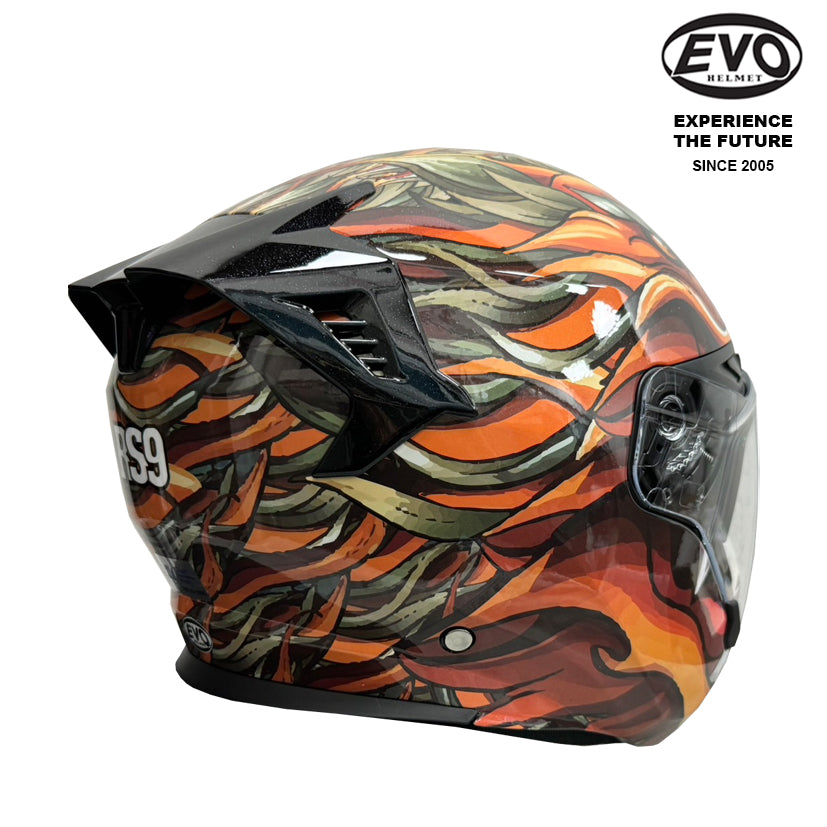 EVO RS9 Dragon Head Helmet (FREE HEVIK HELMET BAG)