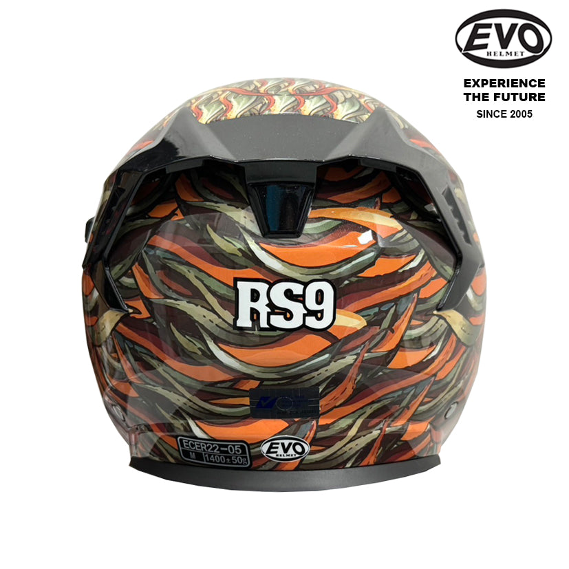EVO RS9 Dragon Head Helmet (FREE HEVIK HELMET BAG)