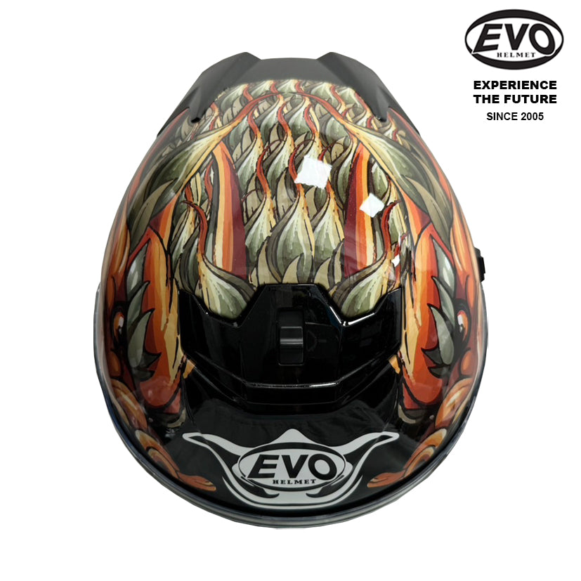 EVO RS9 Dragon Head Helmet (FREE HEVIK HELMET BAG)