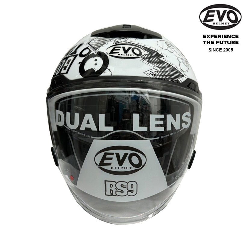 EVO RS9 Goal Helmet (FREE HEVIK HELMET BAG)