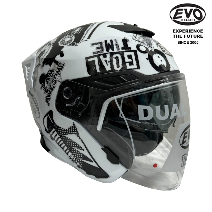 EVO RS9 Goal Helmet (FREE HEVIK HELMET BAG)