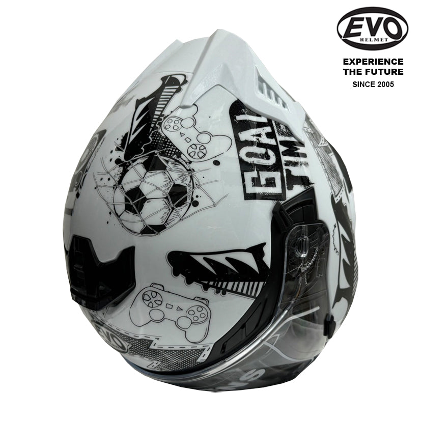 EVO RS9 Goal Helmet (FREE HEVIK HELMET BAG)